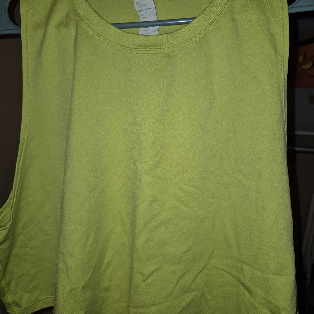 Lime Green Sleeveless Top
